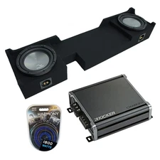 2004-2008 Ford F-150 Ext Super Cab Truck Harmony A102 Dual 10" Sub Box & CXA8001