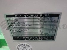 dry vacuum pump P/N:MU100XU126 M/N:MU100XU 126