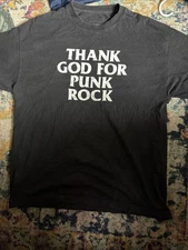 Famous brand Heavy Cotton Xl T Shirt Men’s Thank God For Punk Rock