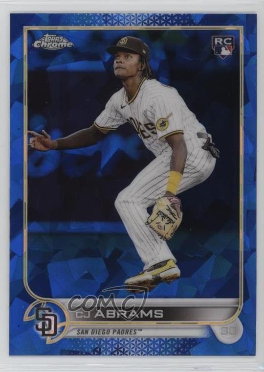 2022 Topps Chrome Update Sapphire Edition CJ Abrams #US34 1n8a