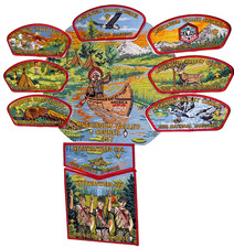 2026 Muskingum Valley Council & Lodge 424 Full Color 10p Patch Set Jamboree MINT