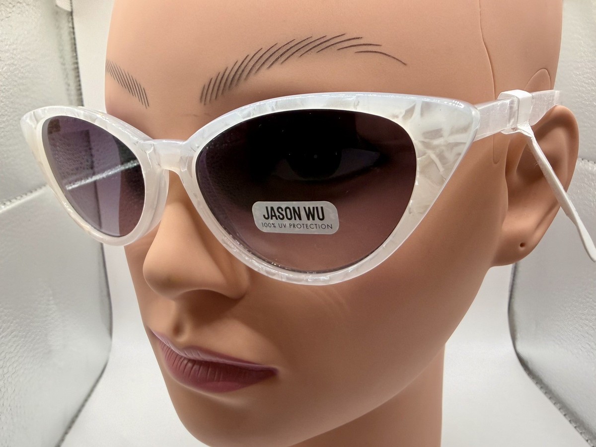 Jason Wu Retro Cat Eye Sunglasses~ White Mother of Pearl  display picture 1
