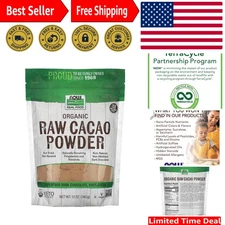 , Organic Raw Cacao Powder, with Polyphenols and Flavonols, Sun-Dried, Intensely