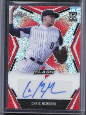 2020 Leaf Flash #BA-CM4 Chris McMahon Base Rookie Auto Red #/5 RC