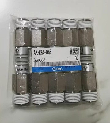 10PCS/1Bag New SMC AKH12A-04S AKH12A04S Fittings Free Ship #zv