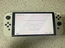 NINTENDO SWITCH OLED HANDHELD CONSOLE 64GB WHITE E14002378 