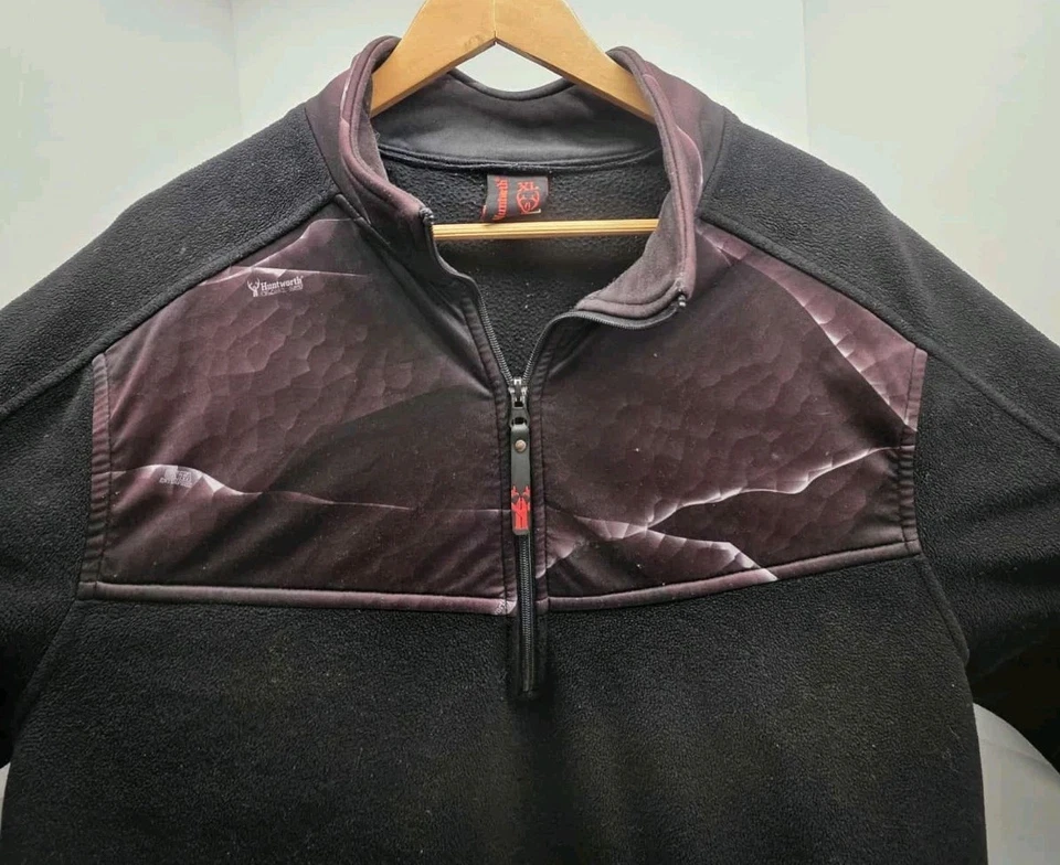 Huntworth Men's ~ Lifestyle Performance 1/4 Zip Fleece Jacket ~ Size XL - Image 2 of 4