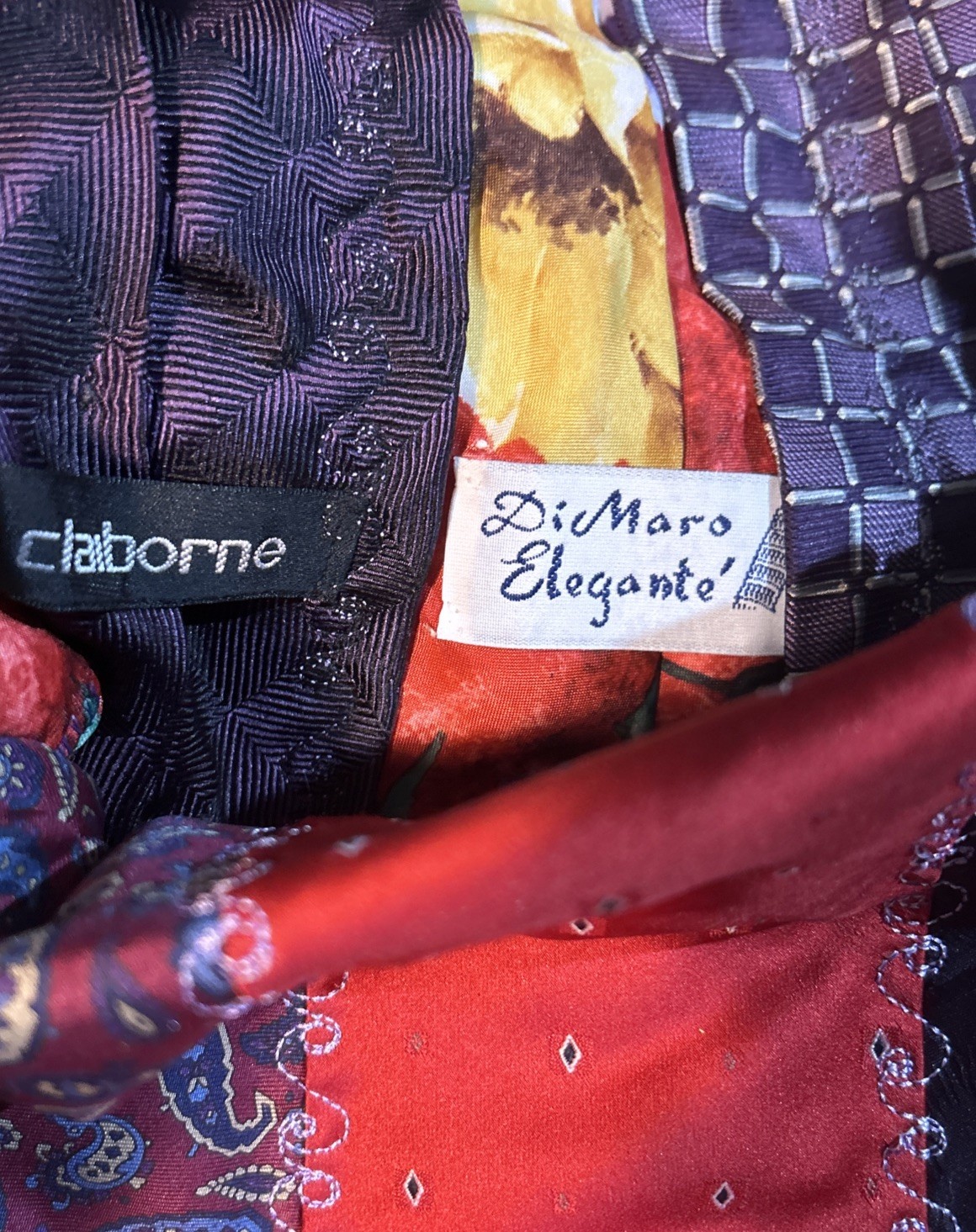 Handmade Patchwork Shoulder Bag W/ Beaded Strap (… - image 10