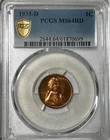 1935 D Lincoln CentPCGS MS64 RD