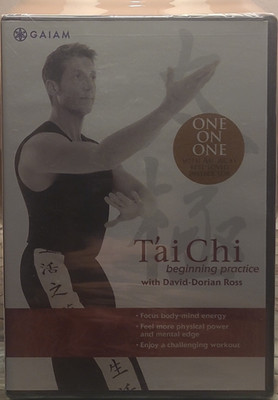 Gaiam T'ai Chi: Beginning Practice DVD David-Dorian Ross Bonus AM Chi 70 Min