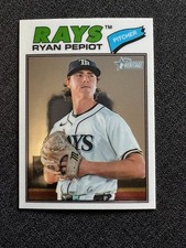 Ryan Pepiot #34 CHROME - 2026 Heritage - MLB Baseball Card