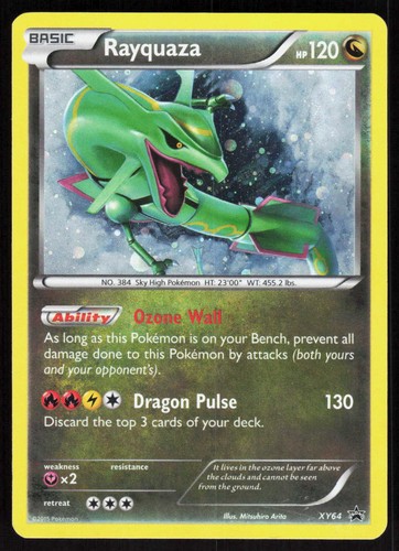 Rayquaza XY64 Promo XY Promos Pokemon EN Moderately Played