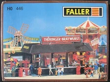 Faller 446 HO Bratwurst Stand Building Kit