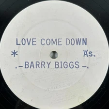 Barry Biggs – Love Come Down /12" Vinyl/White Label/Reggae: Lovers Rock/1983/VG