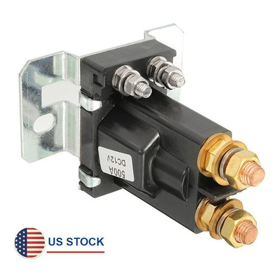 #ad DC 12V 500 Amp 4 Pin Relay Car Starter On Off Power Switch Dual Battery Isolator $21.83
