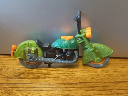 TMNT Teenage Mutant Ninja Turtles Sewer Cycle Motorcycle Green Vintage 1989