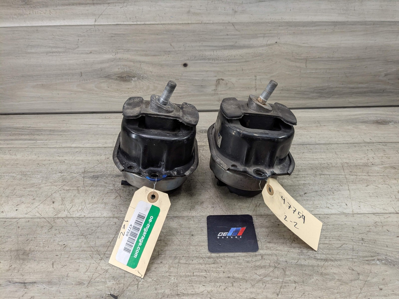 09-13 OEM BMW E70 X5 Engine M57 Left Right Driver Passenger Motor Mount PAIR