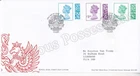 GB FDC FIRST DAY COVER USED STAMPS 2022 HIGH DEFINITIVES M22L £2-£5 WINDSOR PMK