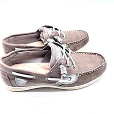 Sperry Womens Brown Top-Sider Songfish Slip On Boat Shoe Size 6