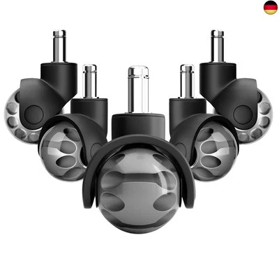 BESUCHE DEN PLAINSHE-STORE BüRostuhl Rollen, Hartbodenrollen, 11mm X 22mm Gummirollen BüRostuhl, Leise G