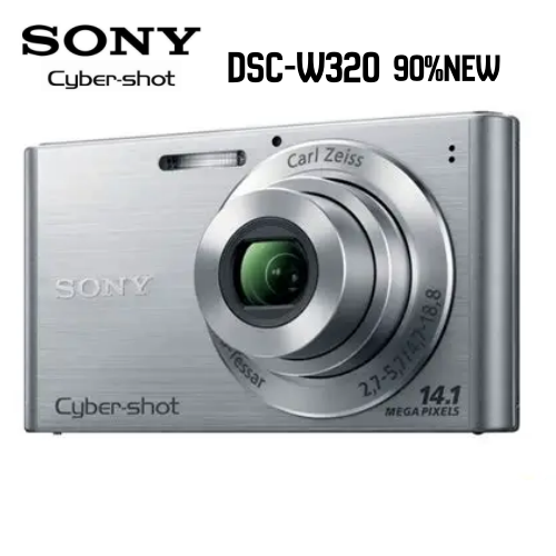 Sony Cyber-shot DSC-W320 14.1MP Digital Camera - Silver for sale