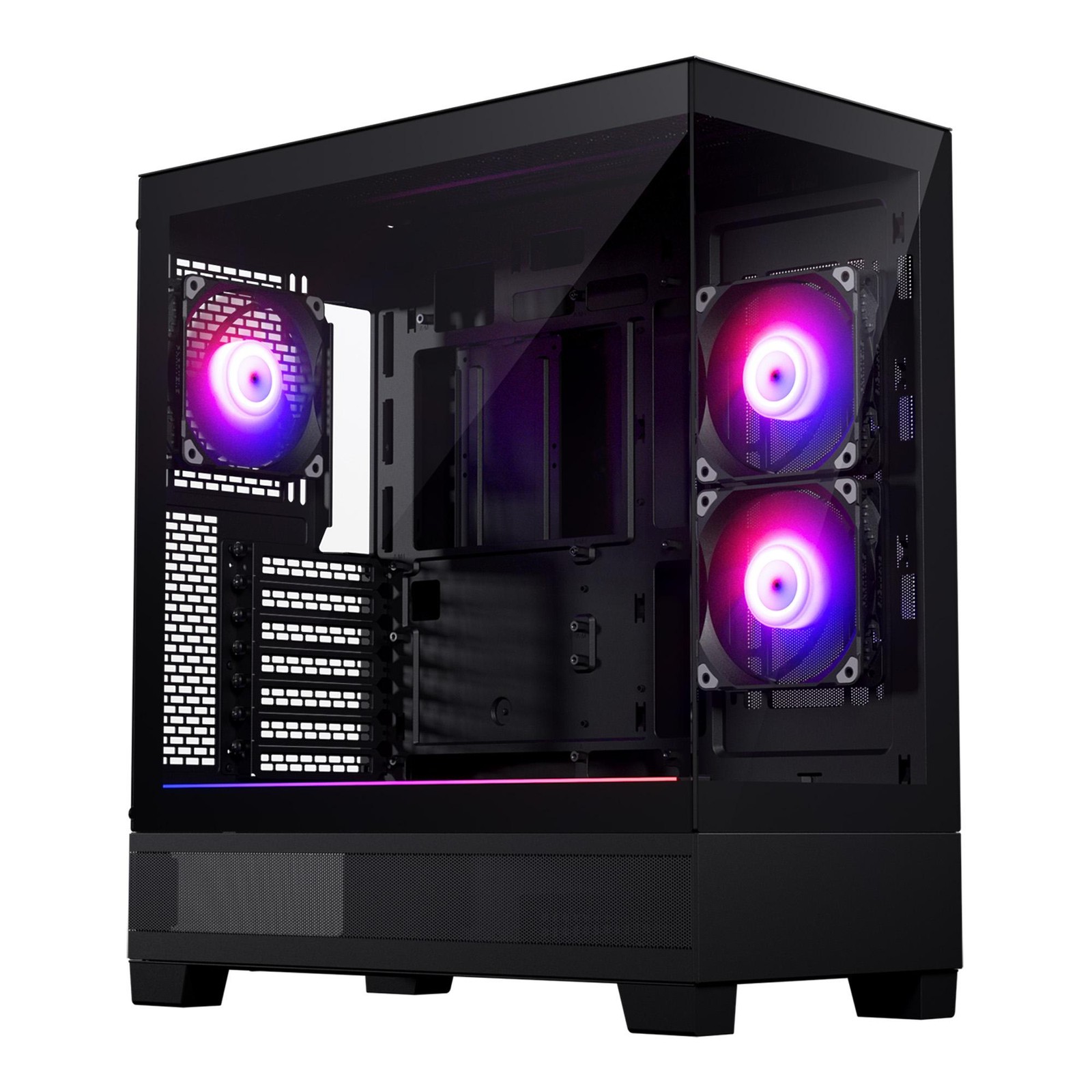 Phanteks XT View Tower Nero (Phanteks XT View ATX Case Tempered Glass Windows - - Immagine 2