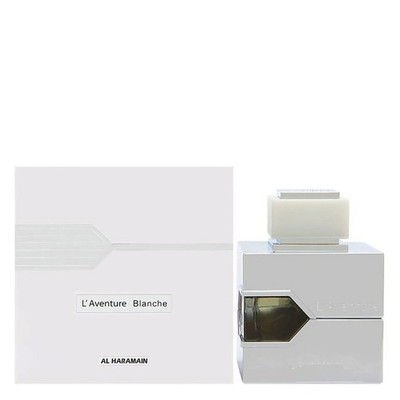 Al Haramain Men's L'aventure Blanche EDP Spray 3.3 oz Fragrances
