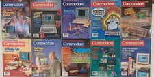 Lot Of 10 Vintage Commodore Magazines-1988-VTG-Computers