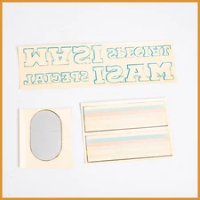 NOS ORIGINAL MASI SPECIAL DECAL SET VINTAGE 50S 60S ROAD BIKE OLD BICYCLE logo