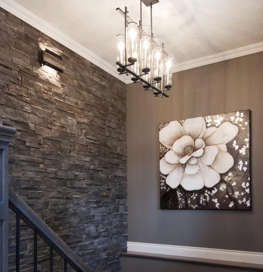 Lámpara de araña Feiss F2630/8AF/BS Ethan 8 luces de un solo nivel Foto 3 de 4