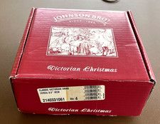 Johnson Brothers England, Victorian Christmas, 6" Cereal / Soup Bowls, Set 4 NIB