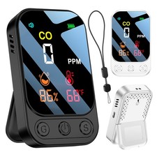 Portable Carbon Monoxide Detector Outdoor Camping Real Time CO Alarm Accuracy
