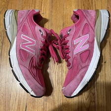 New Balance 990 V4 W 12 M 10.5 Pink Ribbon Breast Cancer Sneakers USA Made