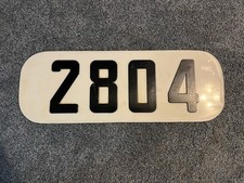 Norfolk Southern GP38 High Hood Number Board #2804 Signs & Plaques