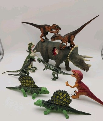 Jurassic Park Kenner  Dinosaurier Set Triceratops und Raptoren