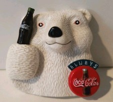 Coca Cola Always 1995 Polar Bear Souvenir Refrigerator Magnet 2.5x2.5