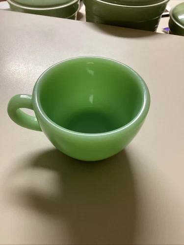 Vintage Fire King Oven Ware Jadeite Coffee / Tea Cup