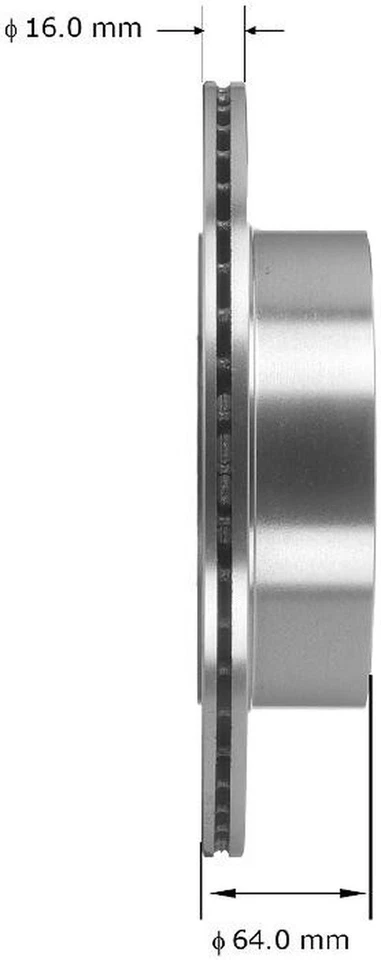 Rotor de freno de disco Bendix PRT5948 BENDIX para 02-06 Infiniti M45 Q45 Foto 3 de 4