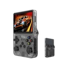 Black Retro Snap Retro Handheld Game Console 17000+ Games 3.5inch 128GB & Case