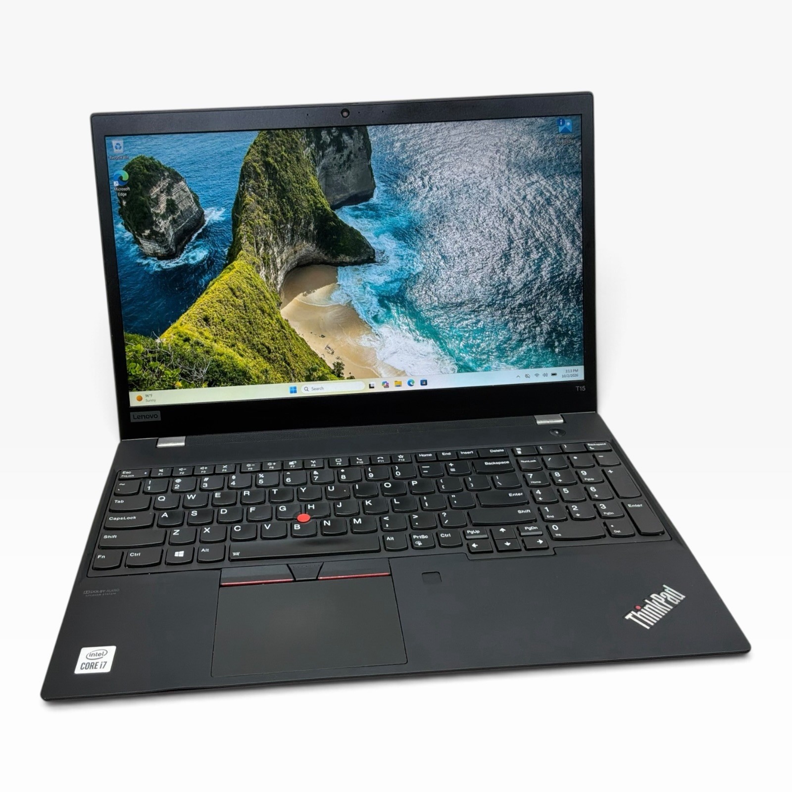 lenovo thinkpad t15, 15.6-Inch Laptop, with i7-10510u, Windows 11 Pro