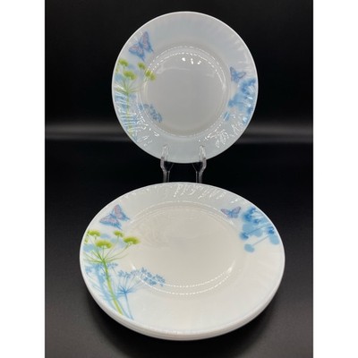 Vintage Gold Coast Set of 4 Salad Plates Butterflies Flowers 8''