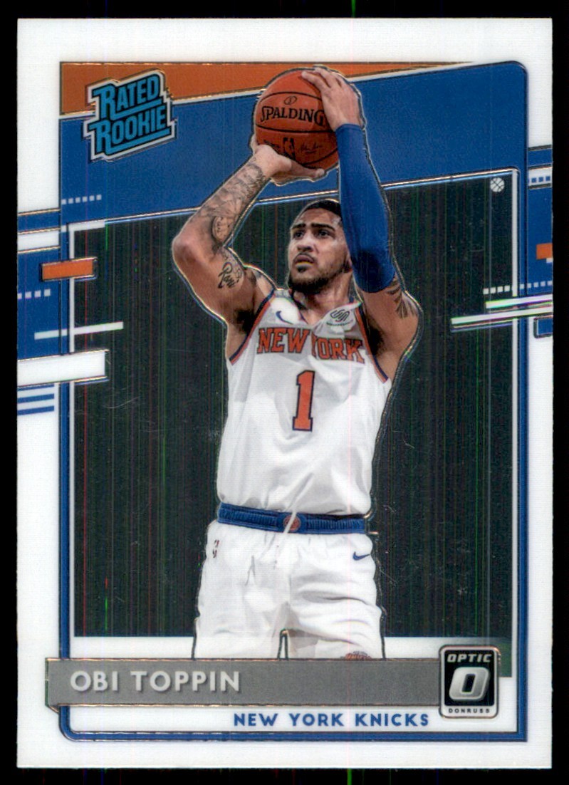 2020-21 Donruss Optic Rated Rookies Obi Toppin Rookie New York Knicks #158