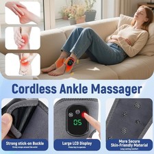 Foot Ankle Vibration Massager 5-speed Infrared Hot Compress Therapy Pain Relief