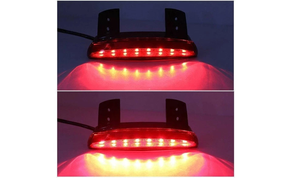 Rear Brake Tail Light For Harley Davidson XL  Sportster Chopped Fender Models - Image 4 of 4