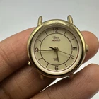 Vintage Timex Indiglo Watch No Band Women Gold Tone 25MM Round New Battery 6"