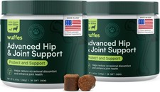 Wuffes Chewable Dog Hip Joint Supplement - Glucosamine Chondroitin Chews - D