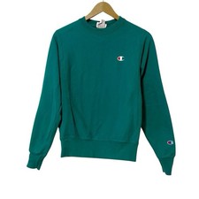 Vintage Champion Reverse Weave Size XS Teal Pullover Sweatshirt Heavyweight