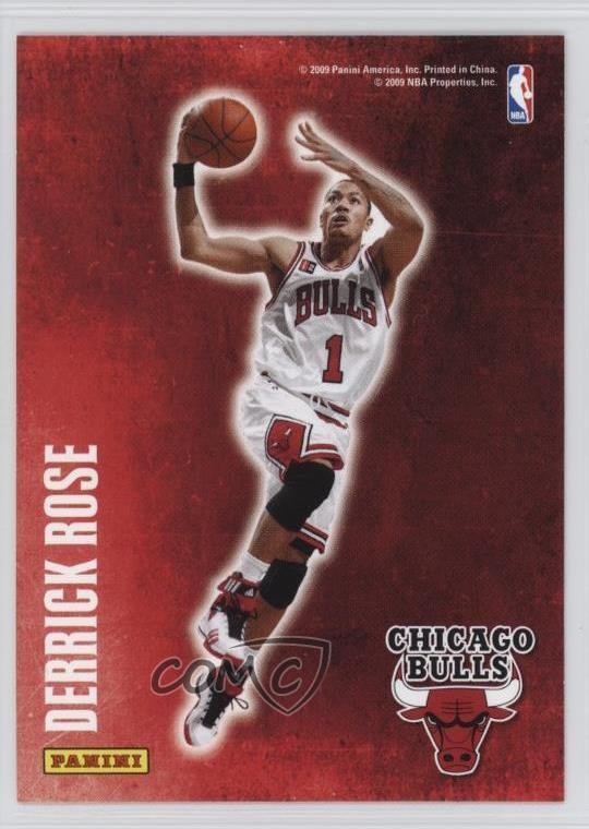 2009-10 Panini Decals Derrick Rose #4 1qv7