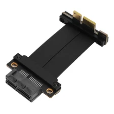 PCIE 4.0 Câble Riser Compatibilité large Câble d'extension de carte graphique 180° Complet