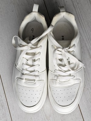 Primark Women Sporty Panelled Low-Top Trainers Size UK UK